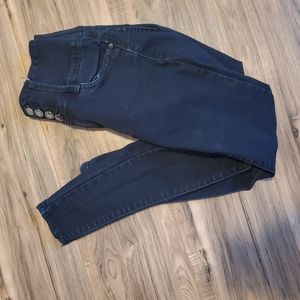 Navey blue high waisted jeggings